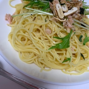 松茸のお吸い物パスタ